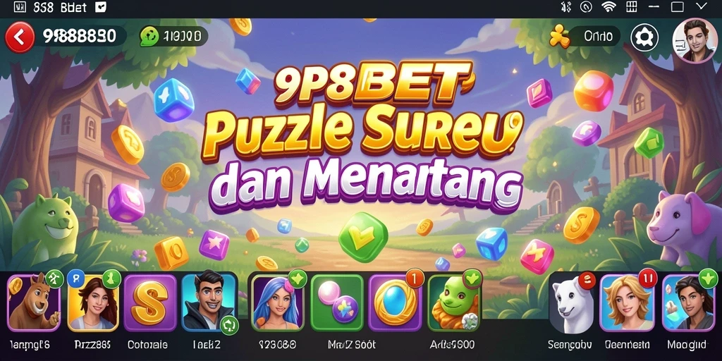 Screenshot gameplay 988BET yang menampilkan tantangan Puzzle.