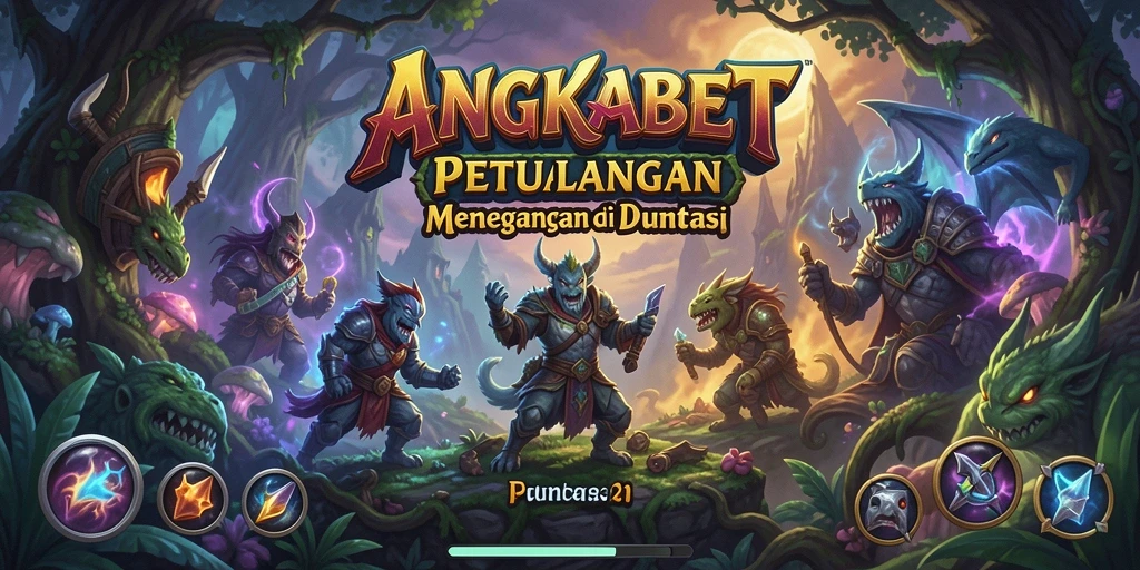 Tampilan gameplay menarik dari ANGKABET dalam dunia petualangan.