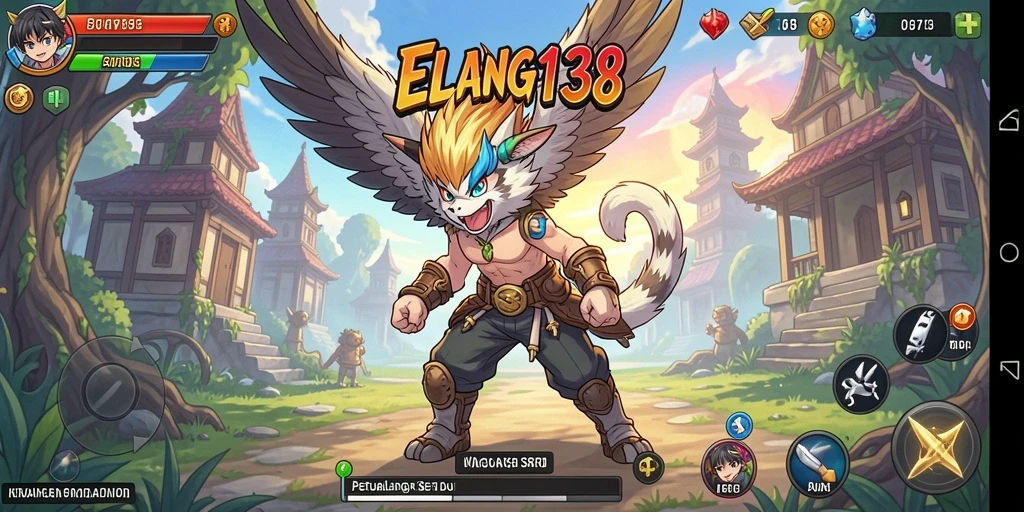 Gameplay ELANG138 yang menakjubkan dengan karakter anime yang ikonik.