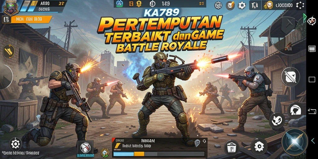 Gameplay seru dengan aksi pertempuran intens di KA789.