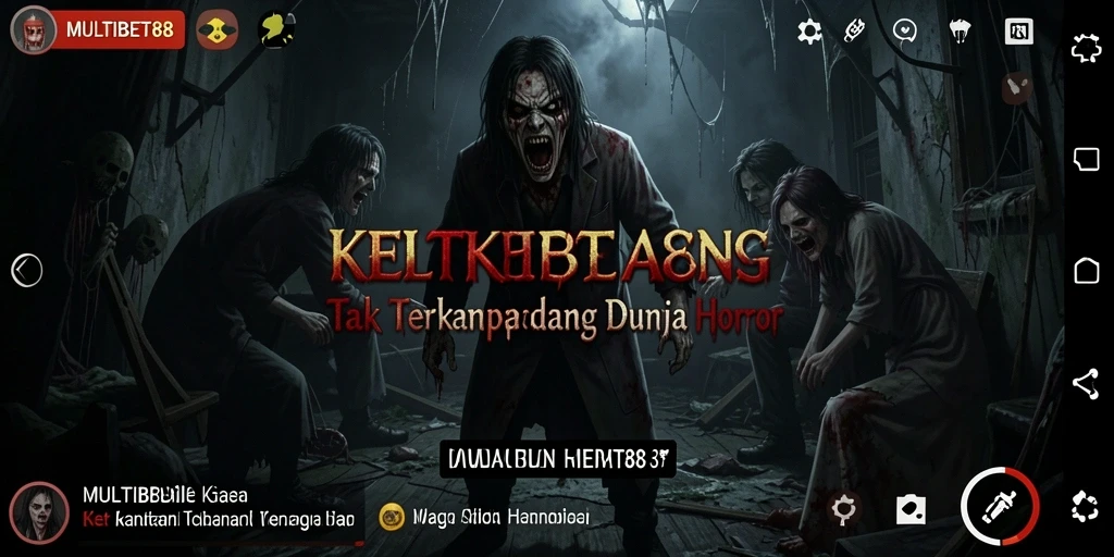 Screenshot gameplay MULTIBET88 menampilkan suasana horror yang mendebarkan.