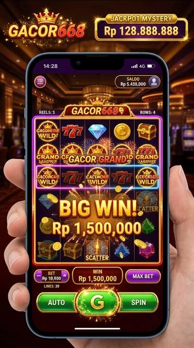 Tampilan antarmuka aplikasi gacor668 yang intuitif dan menarik.